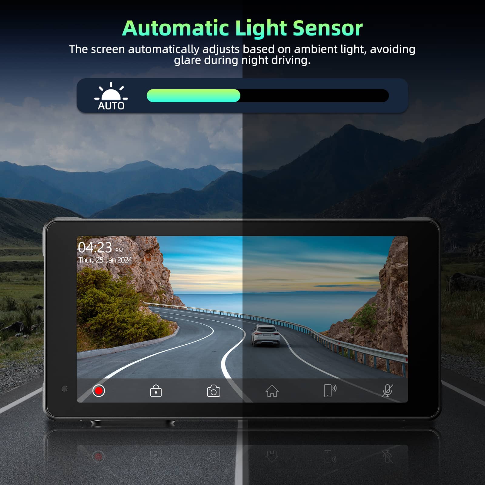 Carplay DVR Motorcycle Stereo Wireless Car Radio Carplay Touchscreen