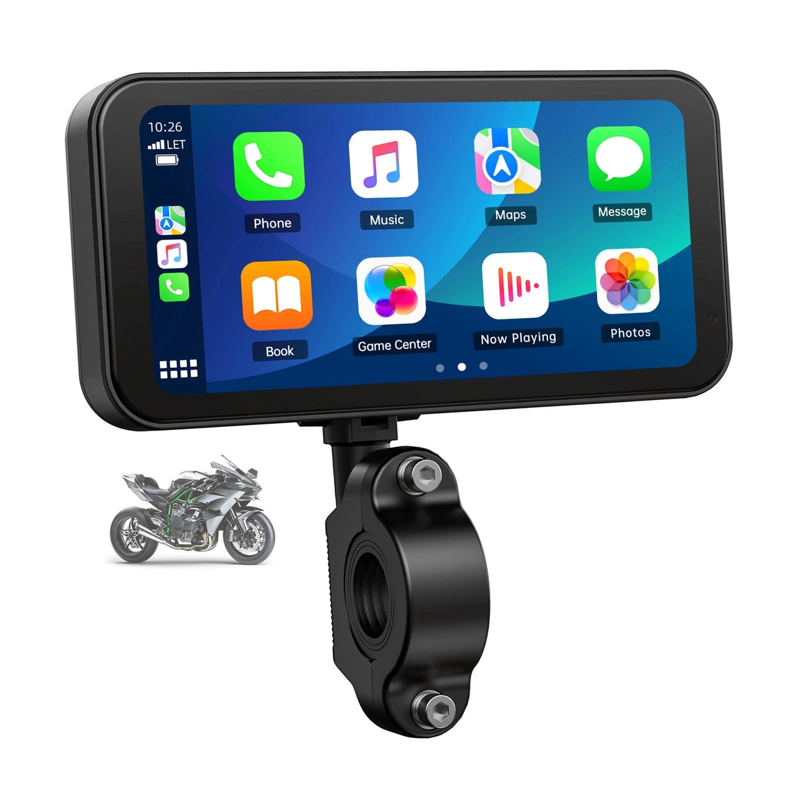 Carplay DVR Motorcycle Stereo Wireless Car Radio Carplay Touchscreen